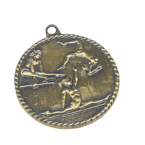 Vintage 1998 Atlantic Gymnastics Bronze Medal Commemorative Collectible - Picture 7 of 8